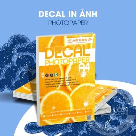 Giấy decal a4 đế trắng