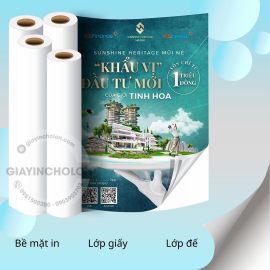 Giấy cuộn 1 mặt 9Tx30m 230g