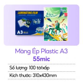 Màng ép plastic A3 55Mic