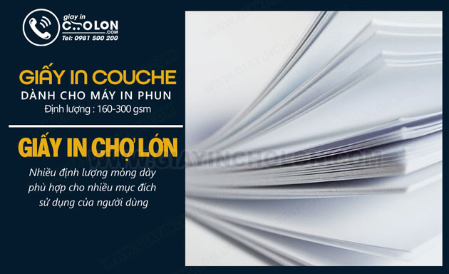giấy in couche 